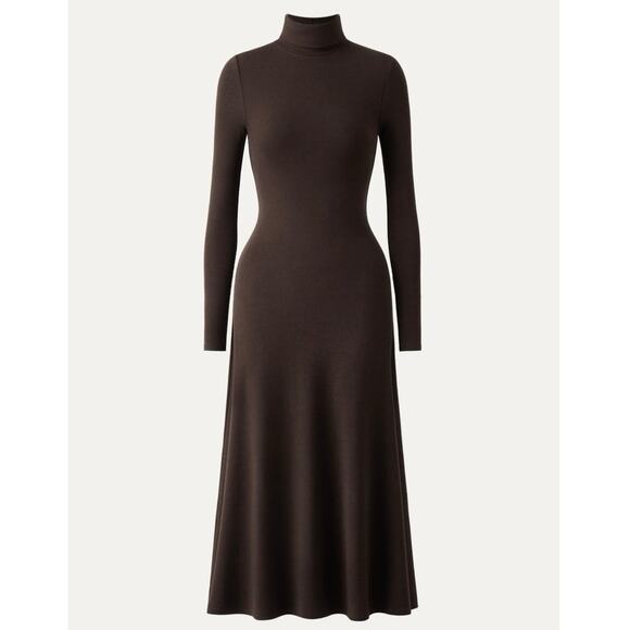 OGL MaxWarm Turtleneck Midi Dress SIZE SMALL NWT - Picture 2 of 2